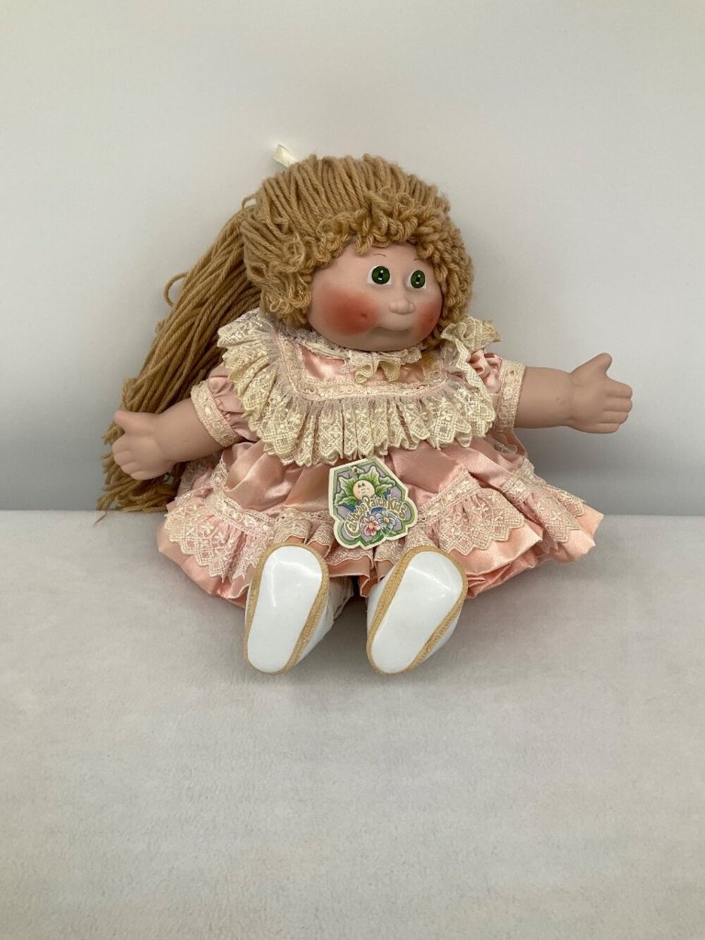 Cabbage Patch Kids Jessica Louise 1984 Porcelain Doll Blonde, Applause
